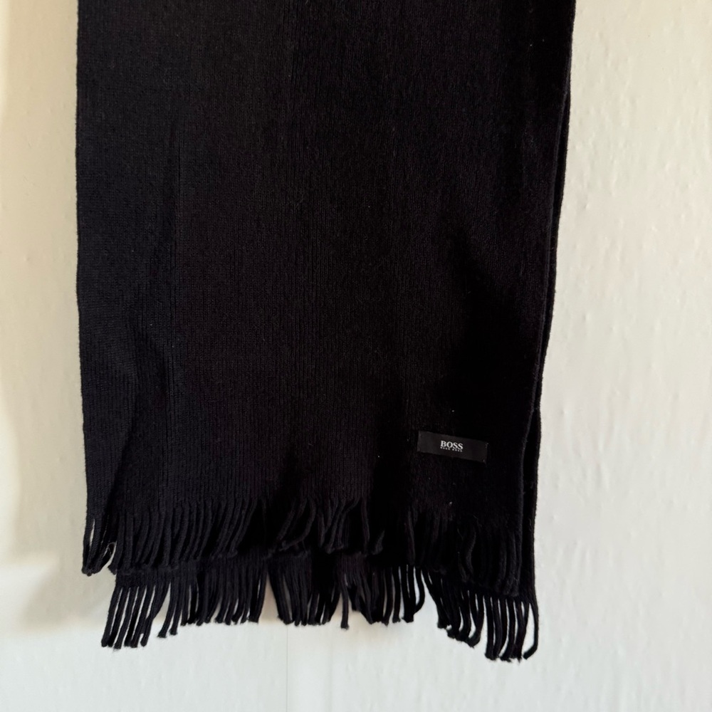 Boss Hugo Boss Black Knit Scarf